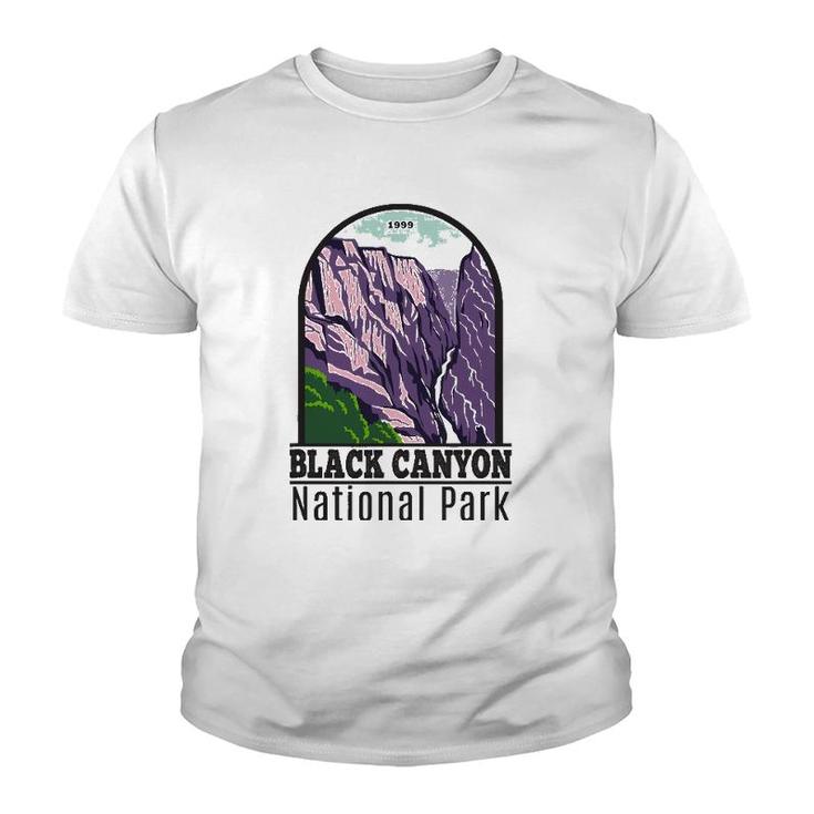 Black Canyon Of The Gunnison National Park Vintage Youth T-shirt