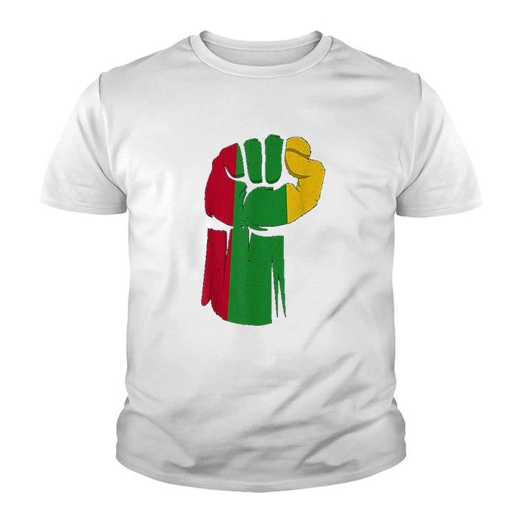 Black Fist African American Pride Youth T-shirt