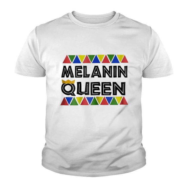 Black History Proud Black Melanin Queen Youth T-shirt