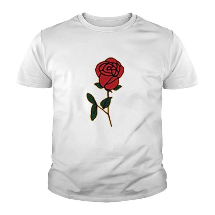 Blackmyth Cute Graphic Rose Youth T-shirt