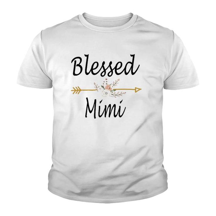 Blessed Mimi  Mothers Day Gifts Cute Youth T-shirt