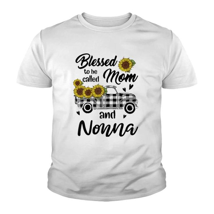 Blessed To Be Called Mom And Nonna Funny Mother Day's Youth T-shirt