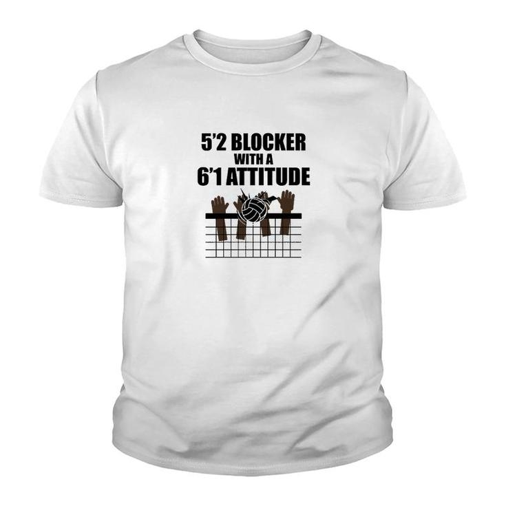 Blocker With A 6 1 Attitude Youth T-shirt