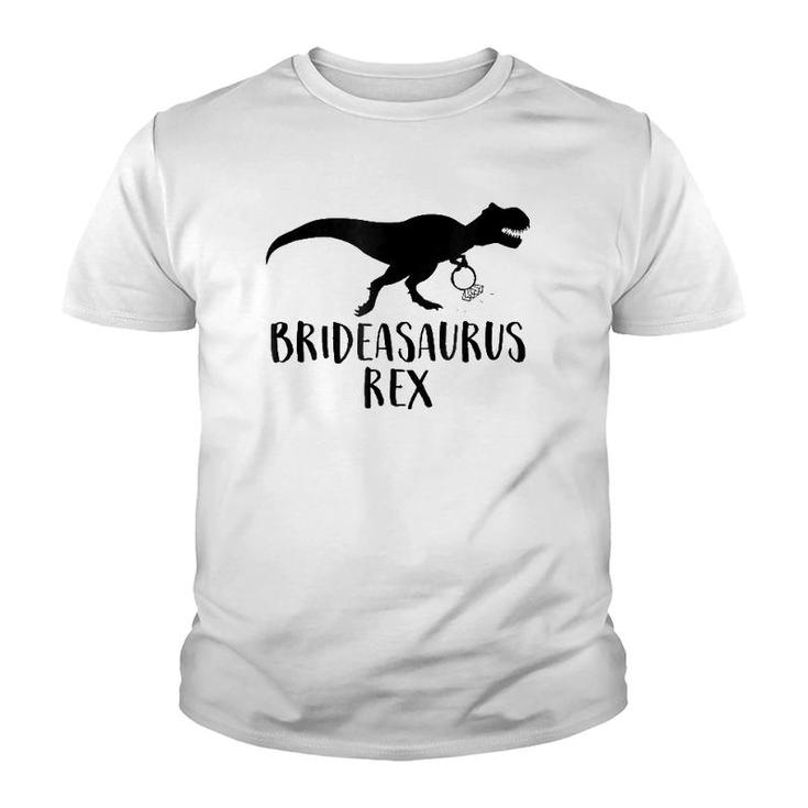 Brideasaurus Rex  Funny Wedding Bridesaurus Dinosaur Youth T-shirt