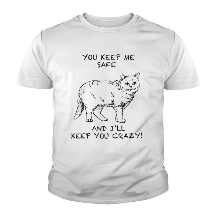 British Shorthair Funny Cat Quote Hand Drawn Art Gift Raglan Baseball Tee Youth T-shirt
