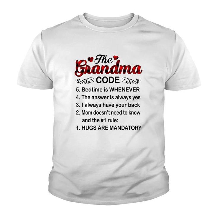 Buffalo The Grandma Code Youth T-shirt