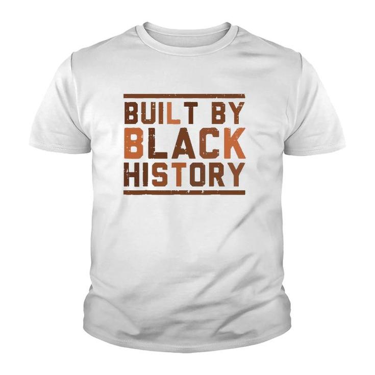 Built By Black History Bhm African Pride Month Men Women Youth T-shirt