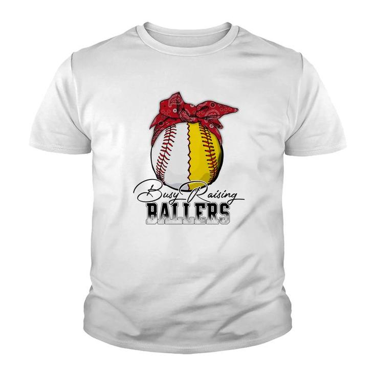 Busy Raising Ballers Youth T-shirt