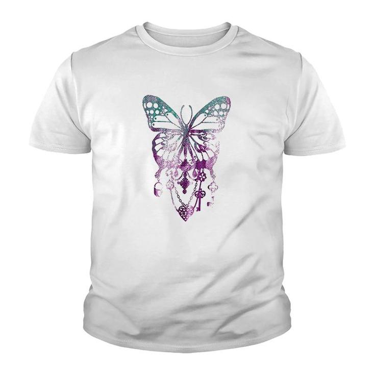 Butterfly Grahpic Art Youth T-shirt