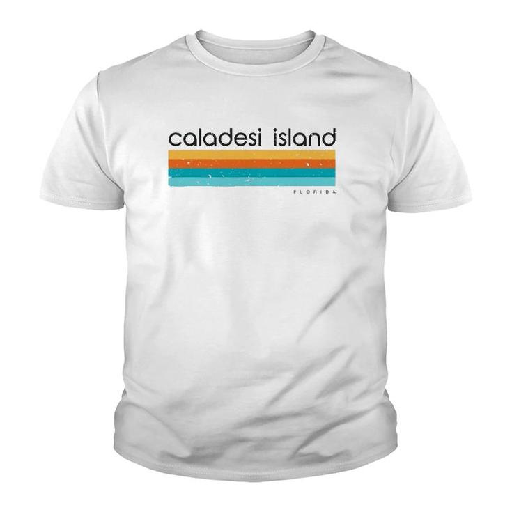 Caladesi Island Florida Fl Vintage Design Youth T-shirt