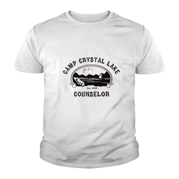 Camp Crystal Lake Counselor Youth T-shirt