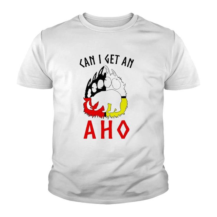 Can I Get An Aho Bear Paw Youth T-shirt