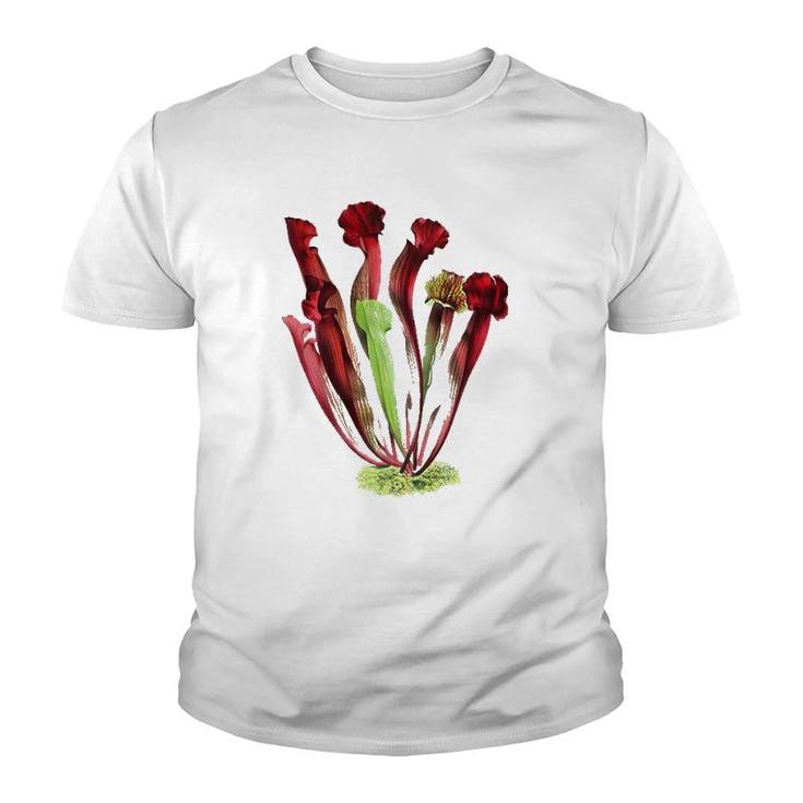 Carnivorous Plants Carnivorous Pitcher Plant Sarracenia  Youth T-shirt
