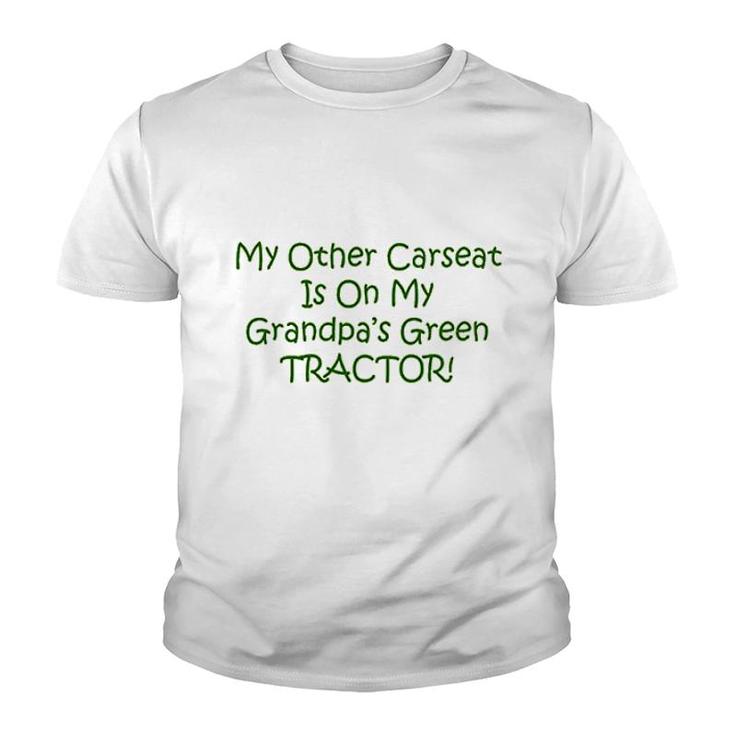 Carseat Grandpas Green Tractor Baby Youth T-shirt