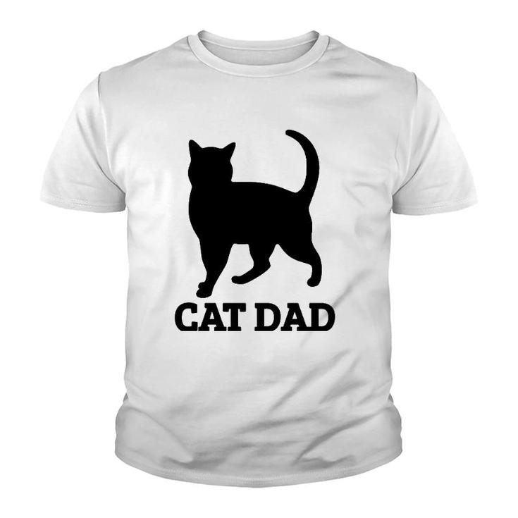 Cat Dad Mens Cat Tee Youth T-shirt