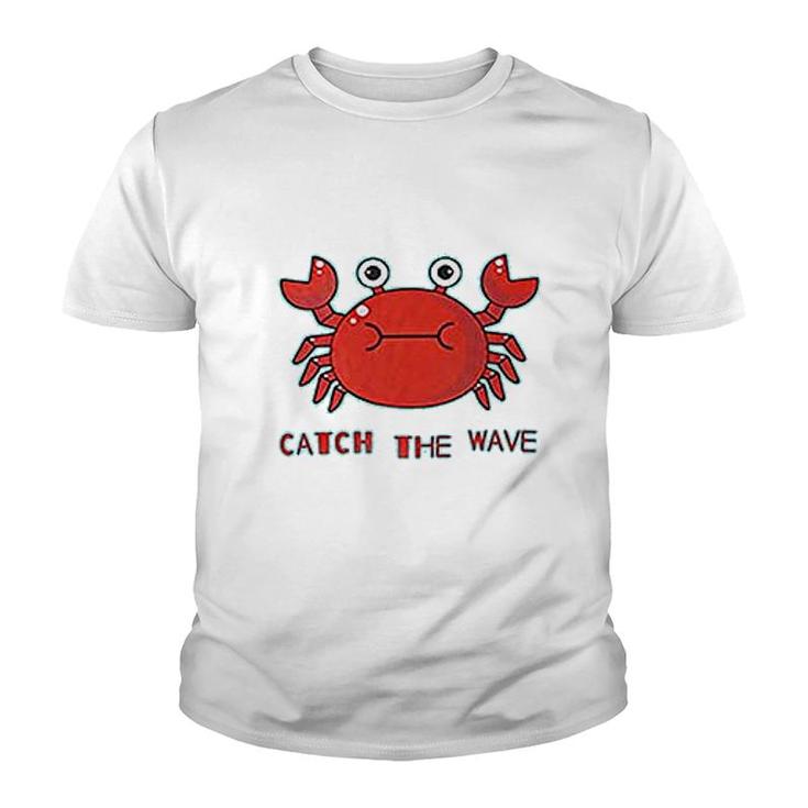 Catch The Wave Crab Youth T-shirt