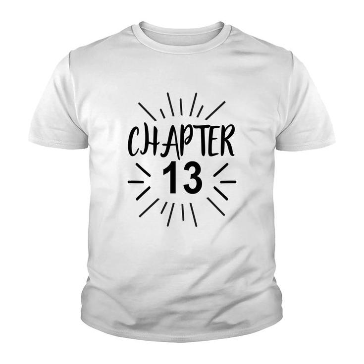 Chapter 13 Suprised 13Th Birthday Art Youth T-shirt
