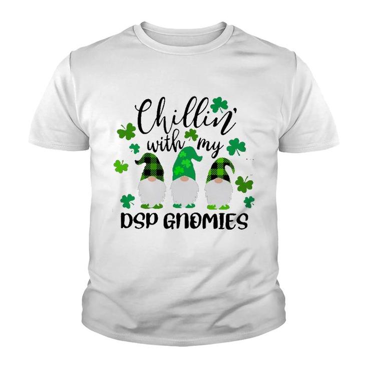 Chillin With My Dsp Gnomies St Patricks Day Youth T-shirt