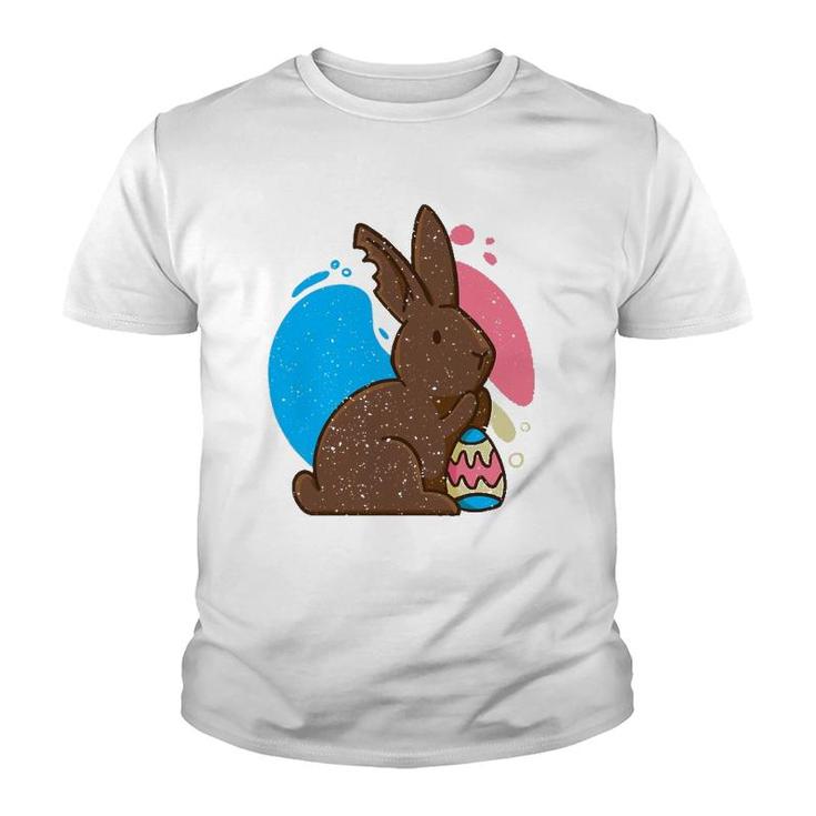 Chocolate Bunny Rabbit Easter Sweet Youth T-shirt