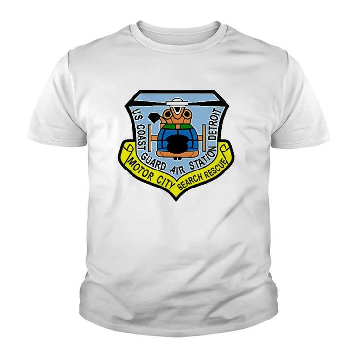 Coast Guard Air Station Detroit Tank Top Youth T-shirt