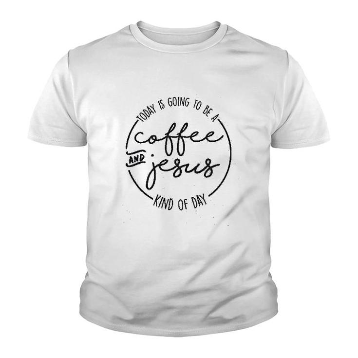 Coffee And Jesus Cute Religious Easter Youth T-shirt
