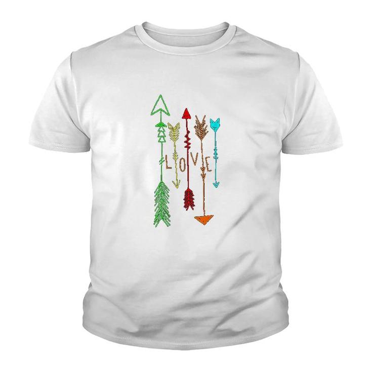 Colorful Love Youth T-shirt