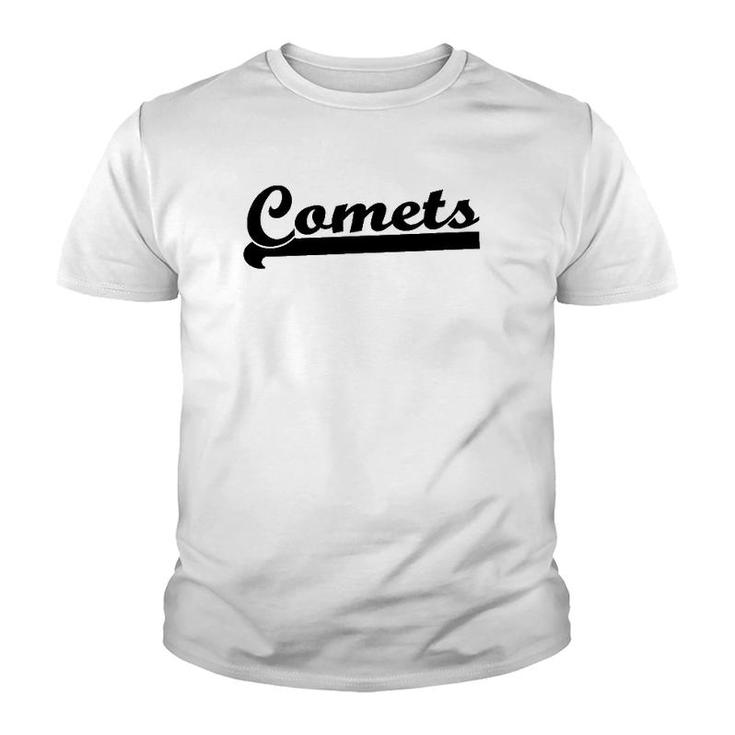 Comets Baseball Soccer Basketball Softball Tball Team Fan Youth T-shirt