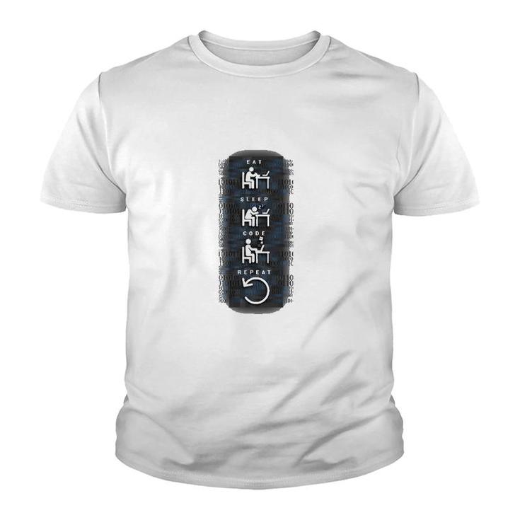 Computer Programmer Code Funny Geek Gift  Youth T-shirt