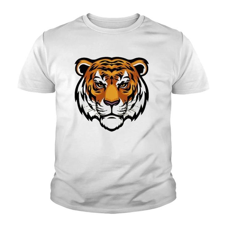 Cool Bengal Tiger Looking Straight Birthday New Year Youth T-shirt