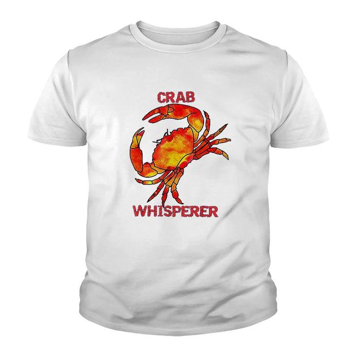 Cool Crab Whisperer Crabbing Youth T-shirt
