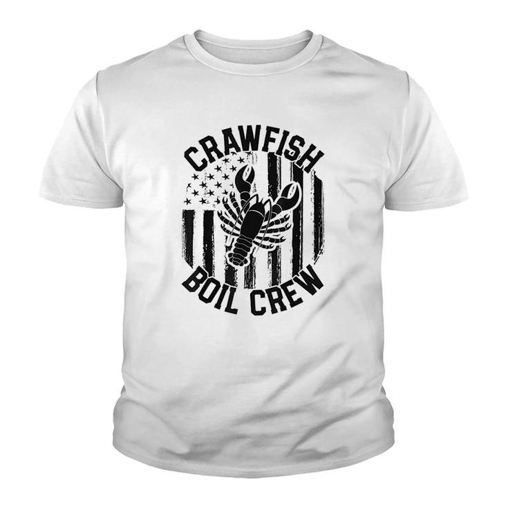 Crawfish Boil Crew Funny Cajun Youth T-shirt