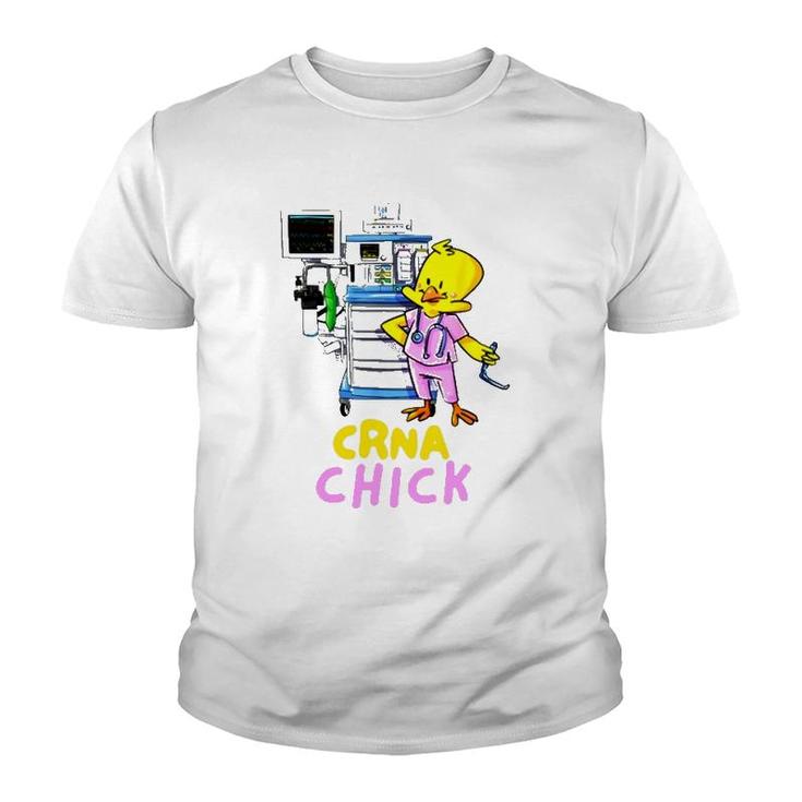 Crna Gift Appreciation Cute Crna Chick Nurse Youth T-shirt