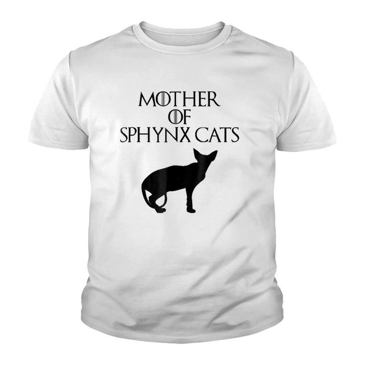 Cute & Unique Black Mother Of Sphynx Cats E010509 Ver2 Youth T-shirt