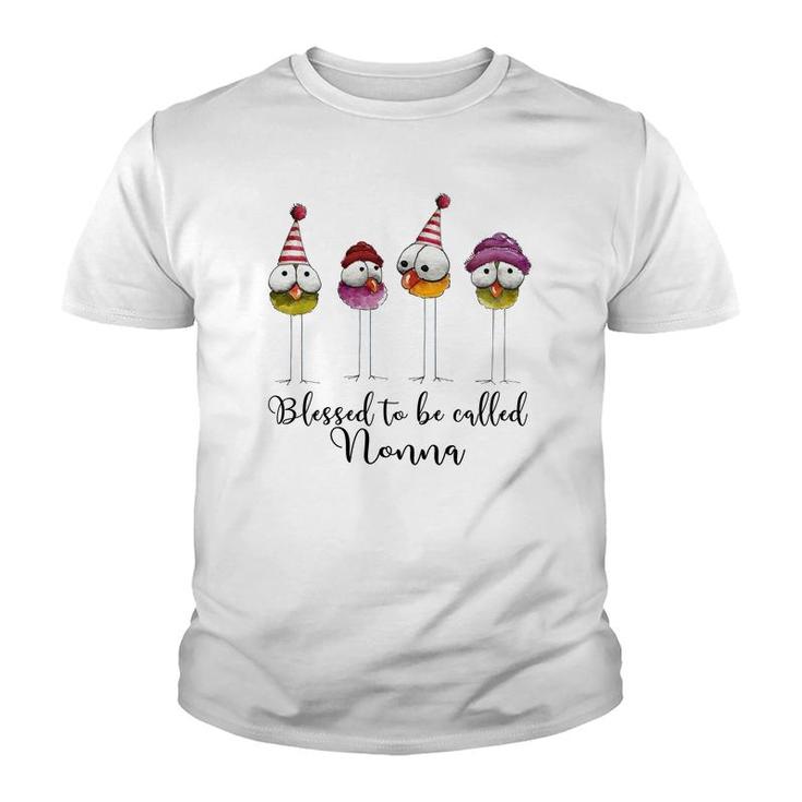 Cute Blessed To Be Called Nonna Youth T-shirt