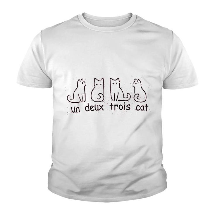 Cute French Cat Youth T-shirt