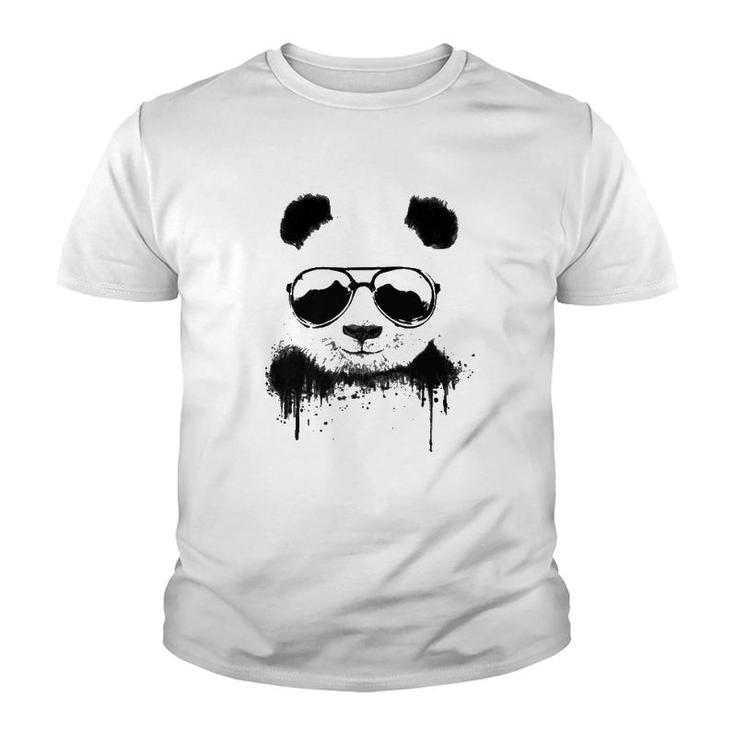 Cute Giant Panda, Bear With Sunglasses Youth T-shirt