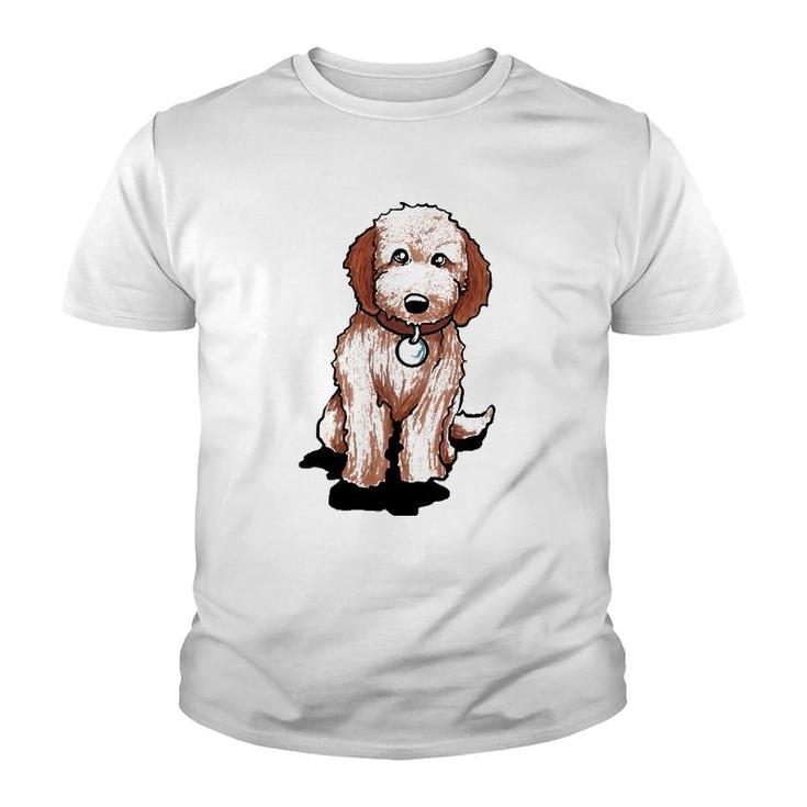 Cute Goldendoodle Puppy Gift Golden Doodle Pullover Youth T-shirt