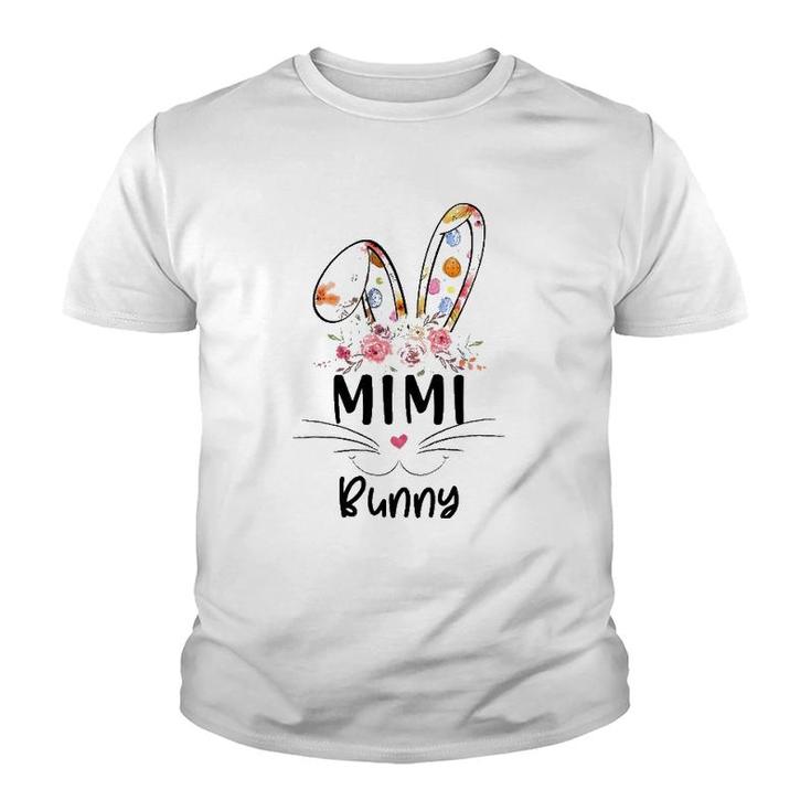 Cute Mimi Bunny Easter Family Matching Outfit Youth T-shirt