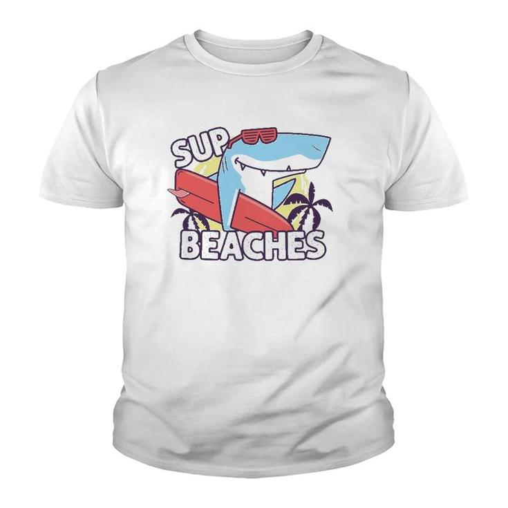 Cute Shark  Sup Beaches Youth T-shirt