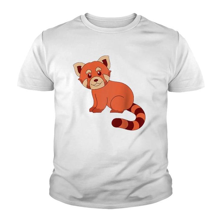 Cute Wildlife Forest Animal Lover Chinese Red Panda Raglan Baseball Tee Youth T-shirt