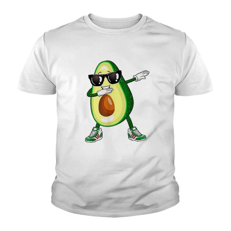 Dabbing Avocado Funny Vegan Food Lover Youth T-shirt