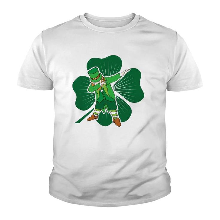 Dabbing Leprechaun Irish Dab St Patricks Day Tee Youth T-shirt