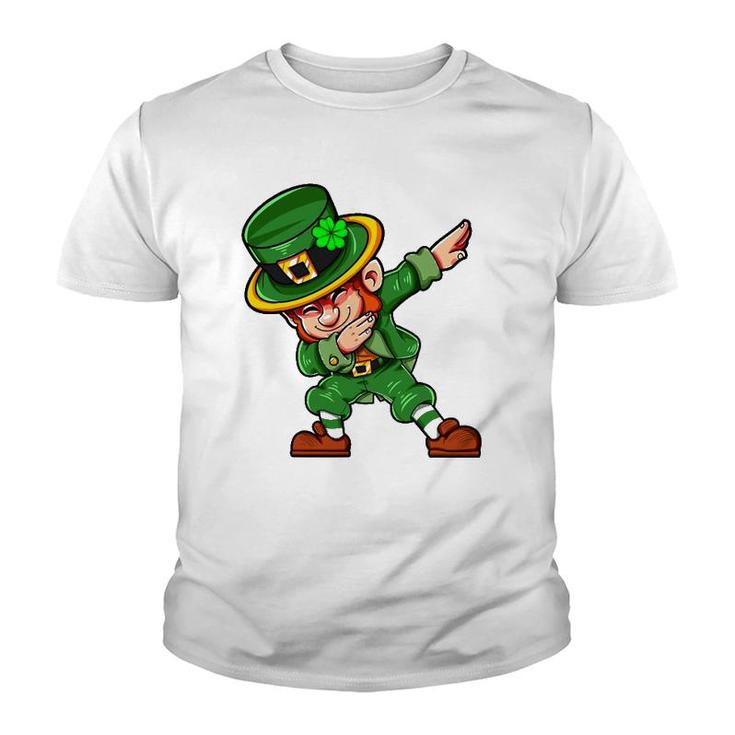 Dabbing Leprechaun St Patrick's Day Irish Saint Patricks Day Youth T-shirt