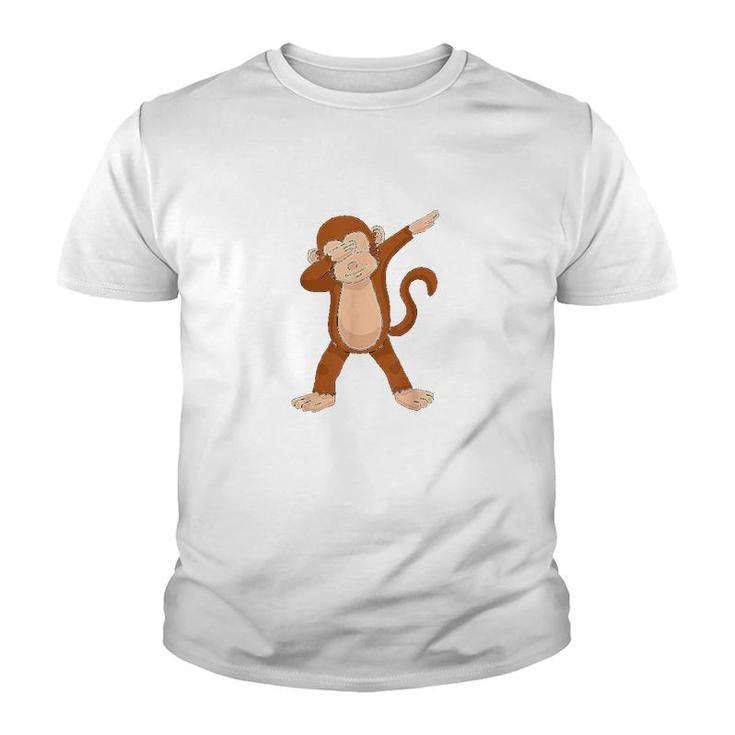 Dabbing Monkey Funny Dab Youth T-shirt