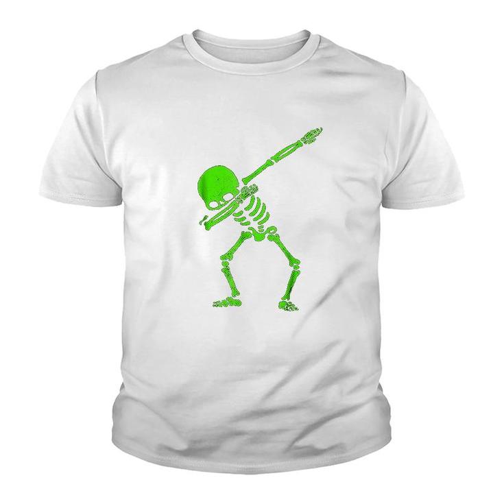 Dabbing Skeleton Youth T-shirt