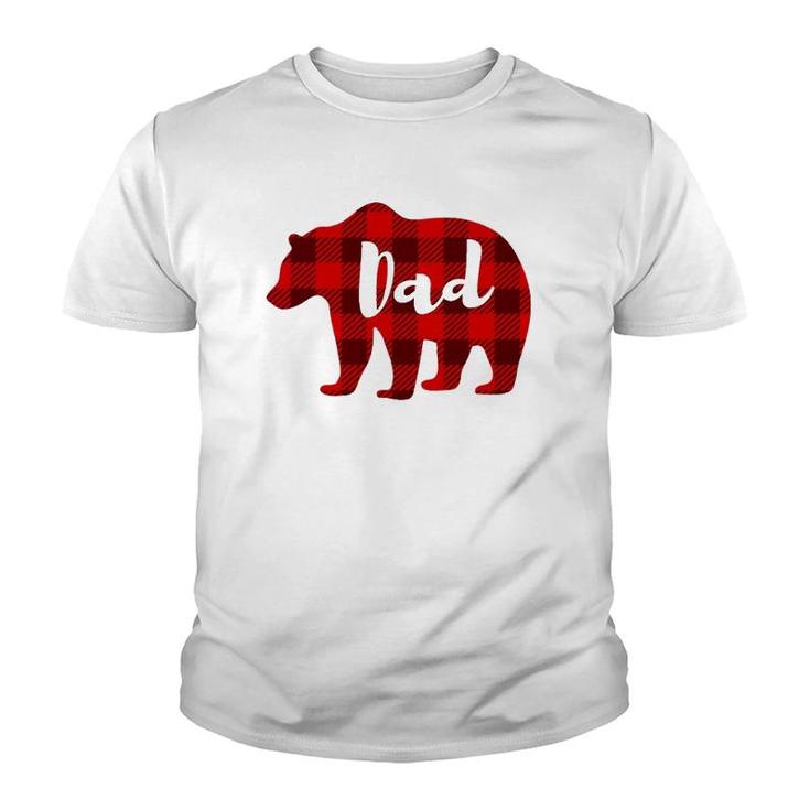 Dad Bear Clothing Mens Gifts Father Parents Family Matching Youth T-shirt
