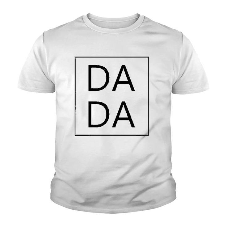 Dada First Father's Day New Dad Gifts Mama Family Matching Youth T-shirt