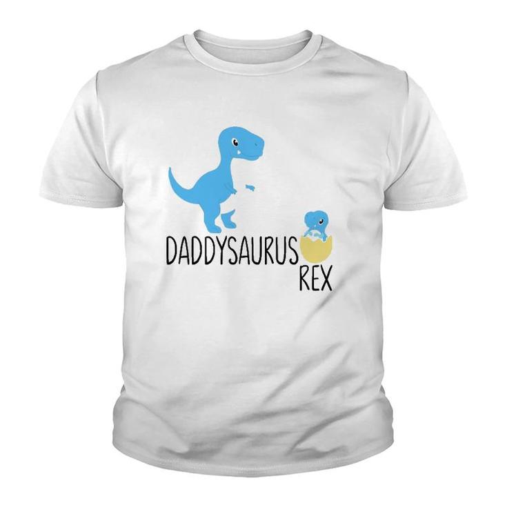 Daddysaurus Rex Dinosaur Babysaurus Dino Daddy Baby Gifts Youth T-shirt