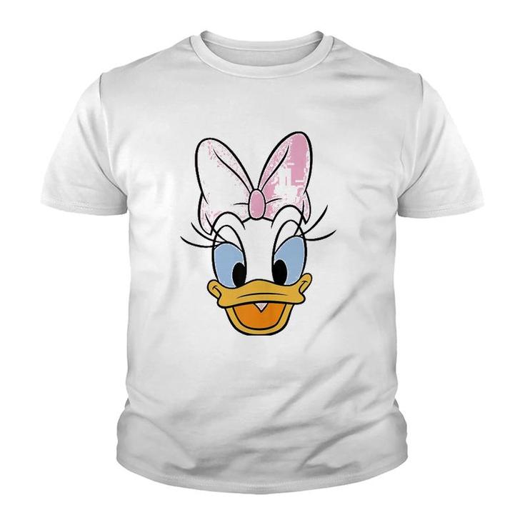 Daisy Duck Big Face  Youth T-shirt