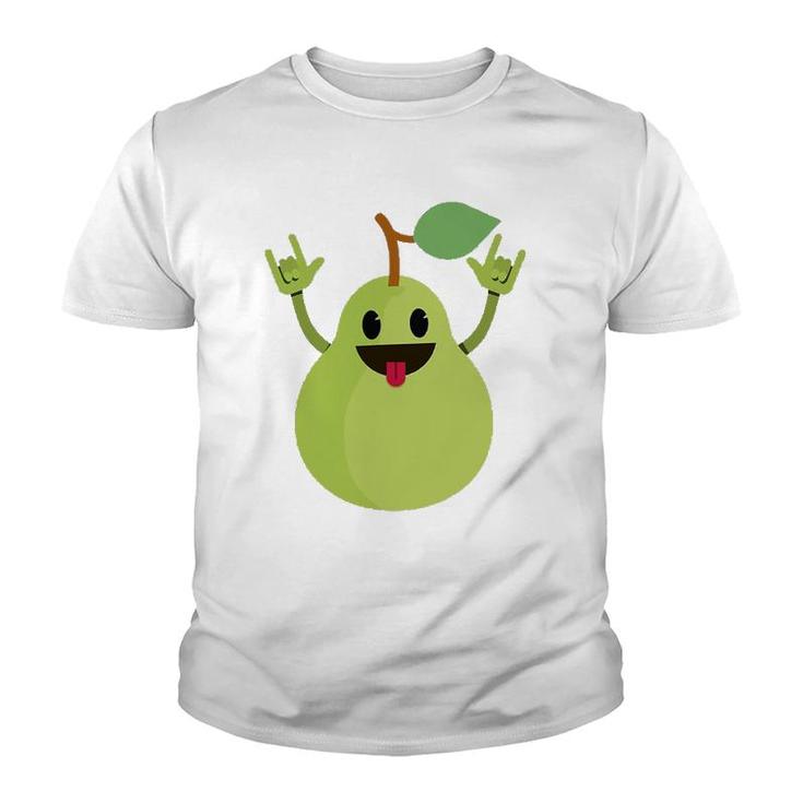 Dancing Pear Funny Dance Fruit Dancer Novelty Tee Youth T-shirt